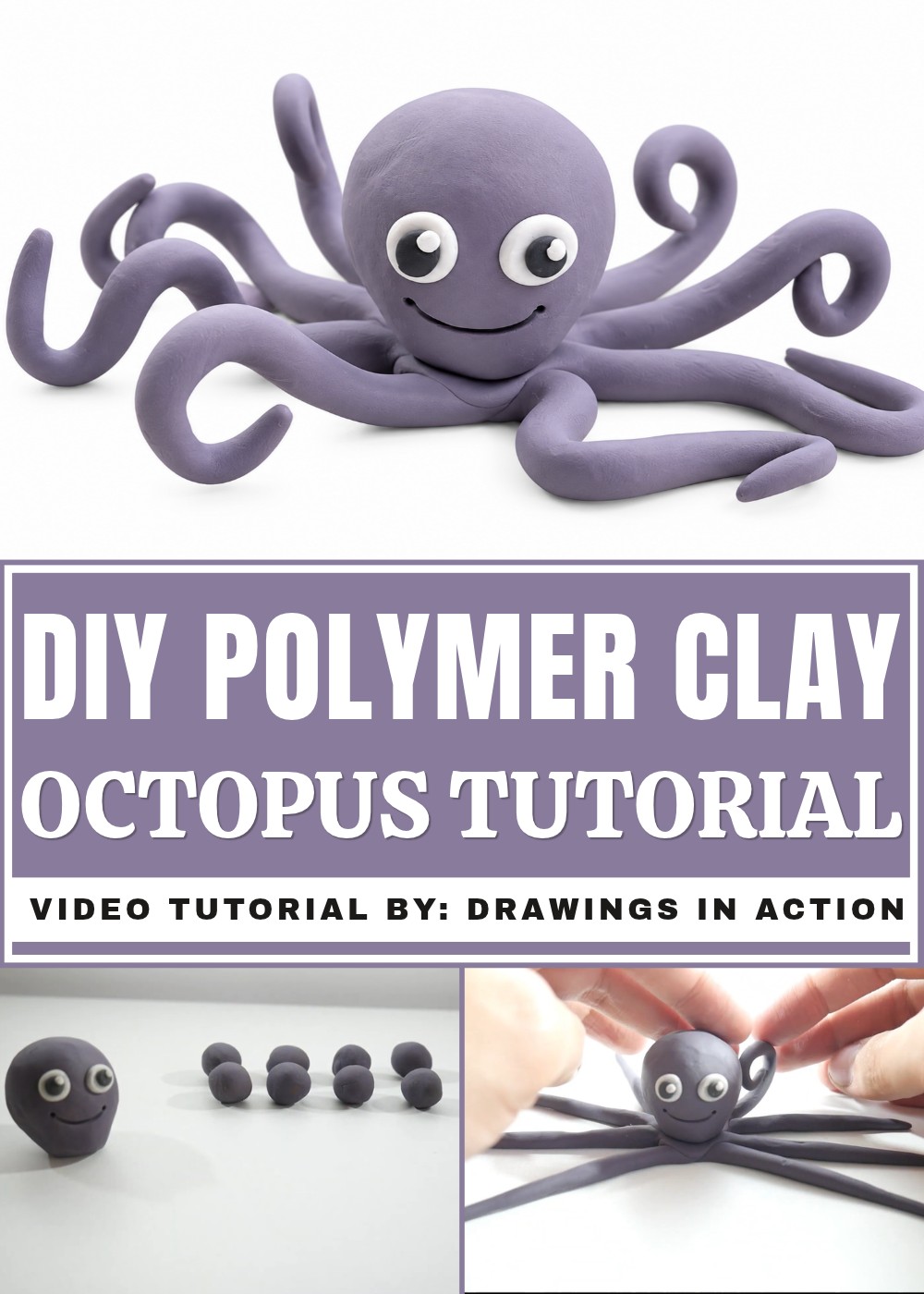 DIY Polymer Clay Octopus Tutorial