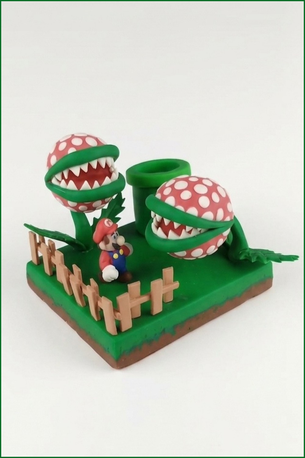 DIY Polymer Clay Piranha Plant from Super Mario Tutorial 7