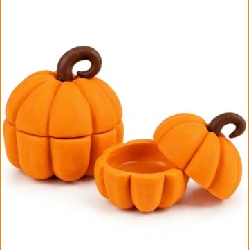 DIY Polymer Clay Pumpkin Trinket Box Tutorial 7
