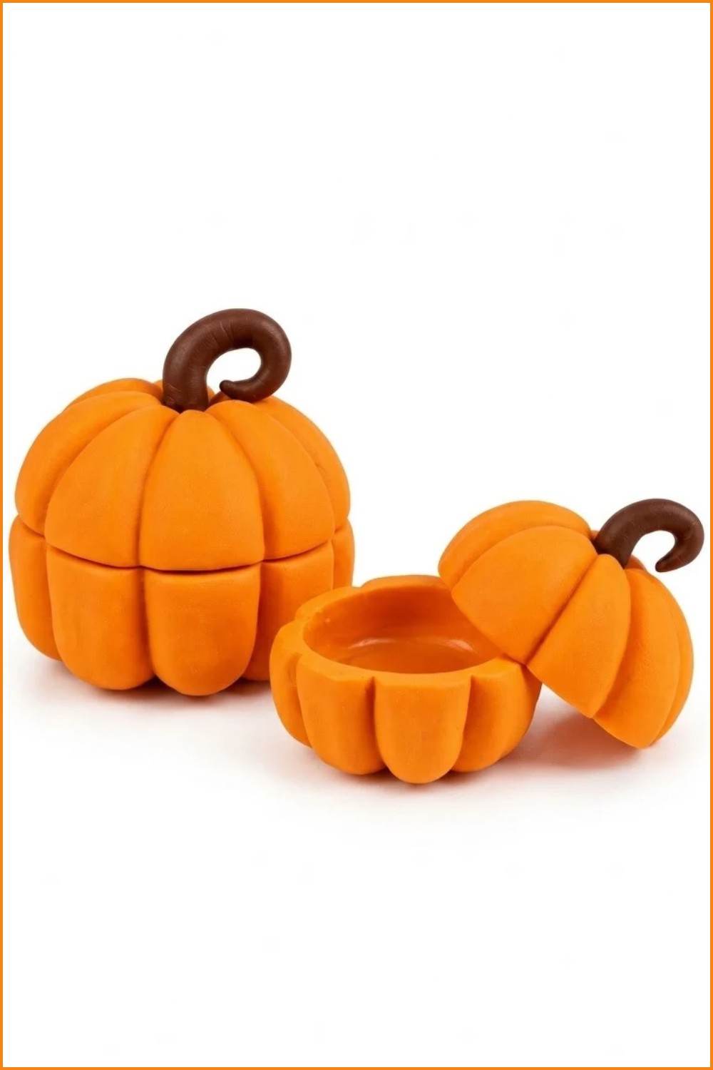 DIY Polymer Clay Pumpkin Trinket Box Tutorial 7