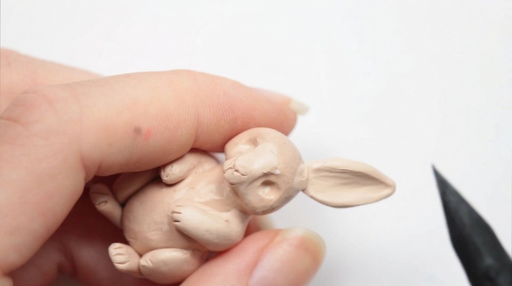 DIY Polymer Clay Rabbit Tutorial 4