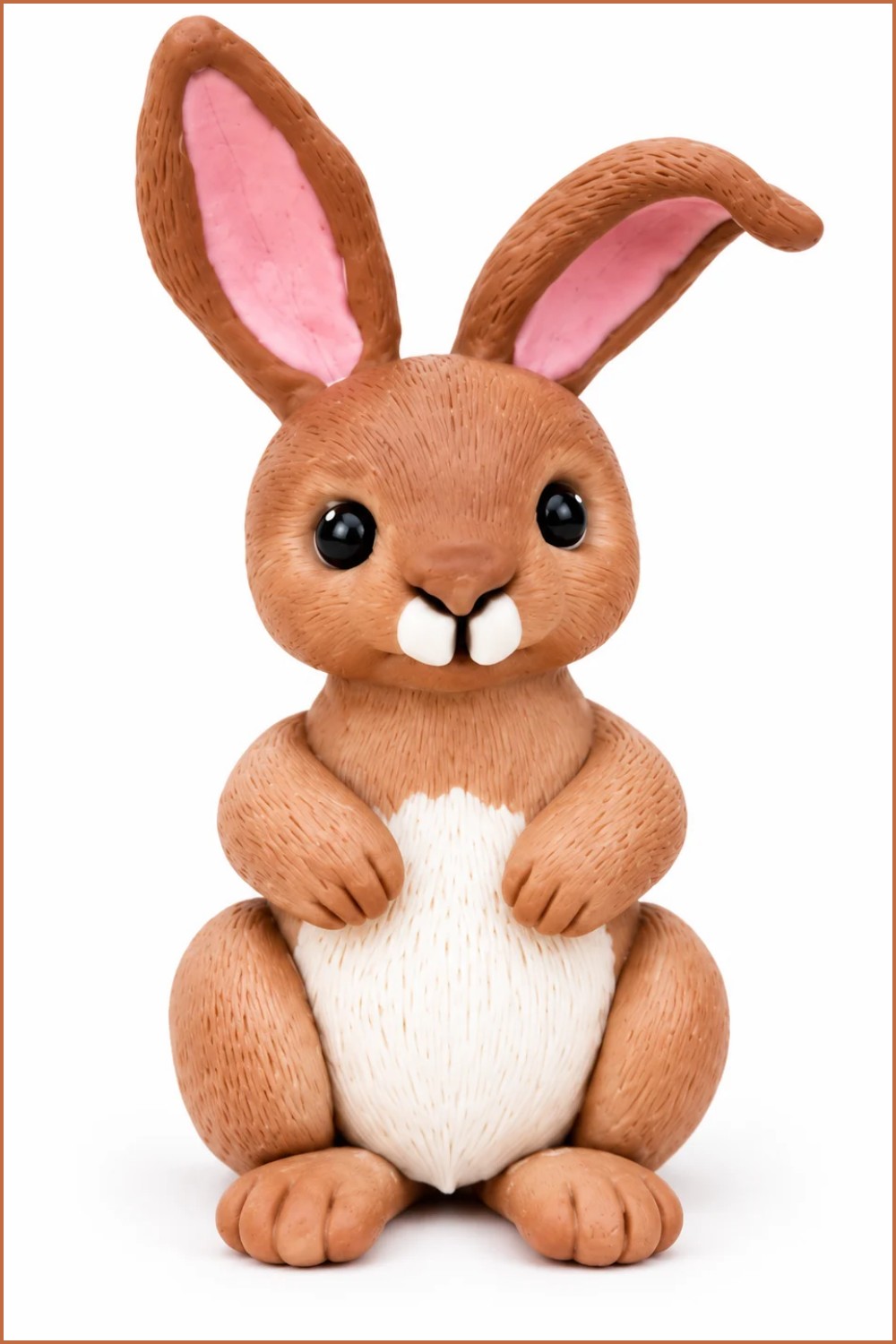 DIY Polymer Clay Rabbit Tutorial 7