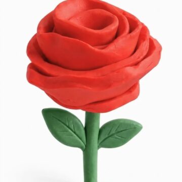 DIY Polymer Clay Rose Tutorial 7