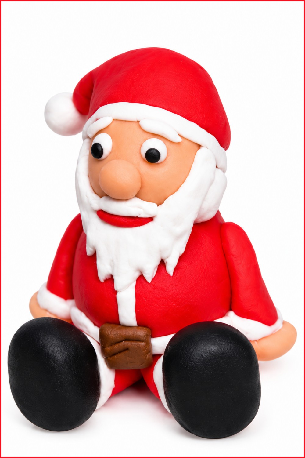 DIY Polymer Clay Santa Claus Tutorial 7