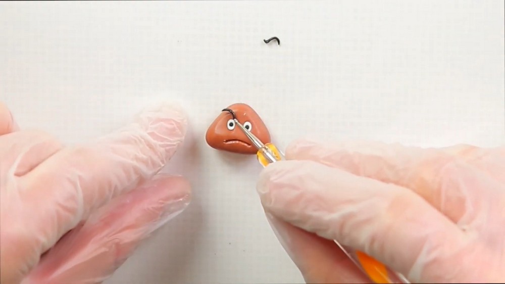 DIY Polymer Clay Santa Elf Goomba Tutorial 2