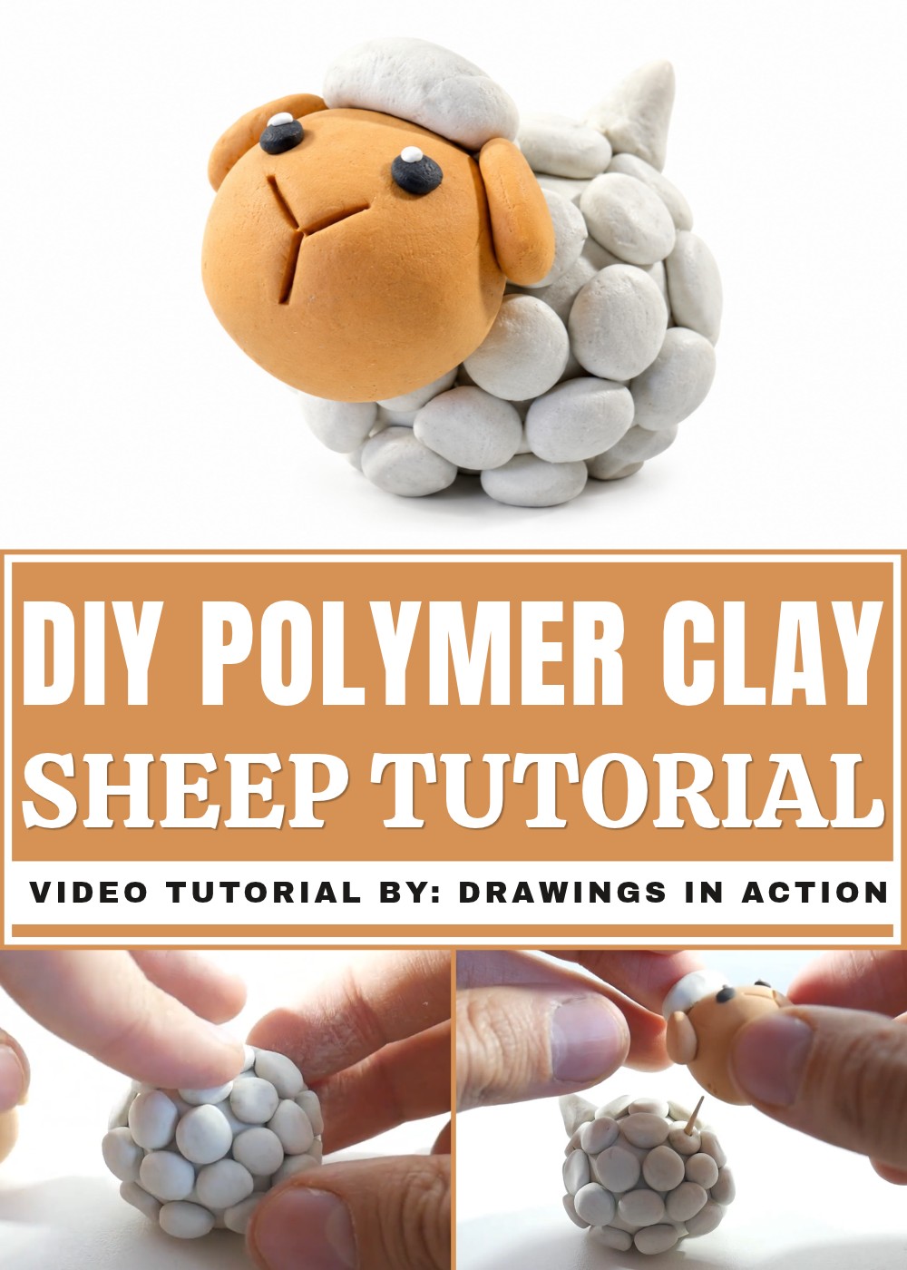 DIY Polymer Clay Sheep Tutorial