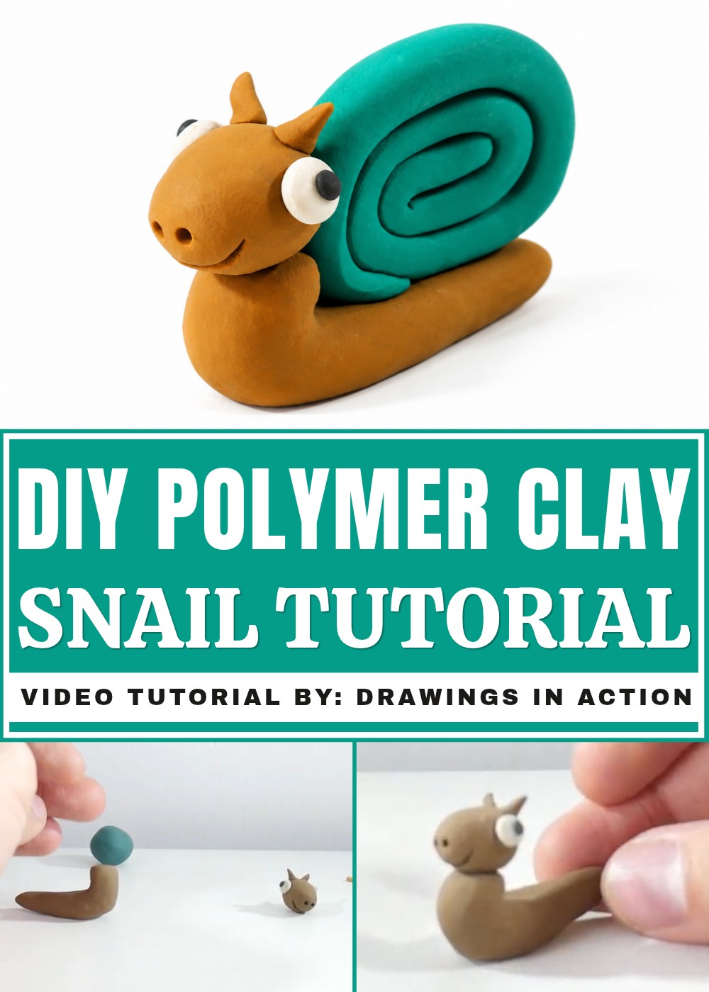 DIY Polymer Clay Snail Tutorial