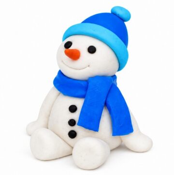DIY Polymer Clay Snowman Tutorial 6