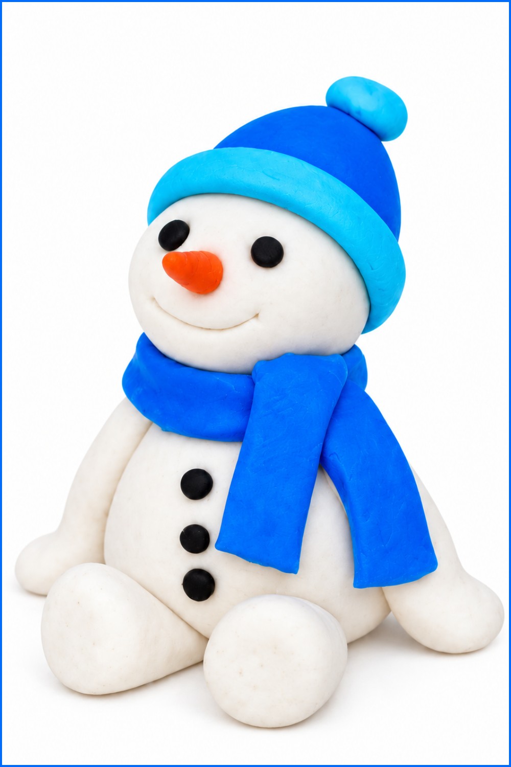 DIY Polymer Clay Snowman Tutorial 7