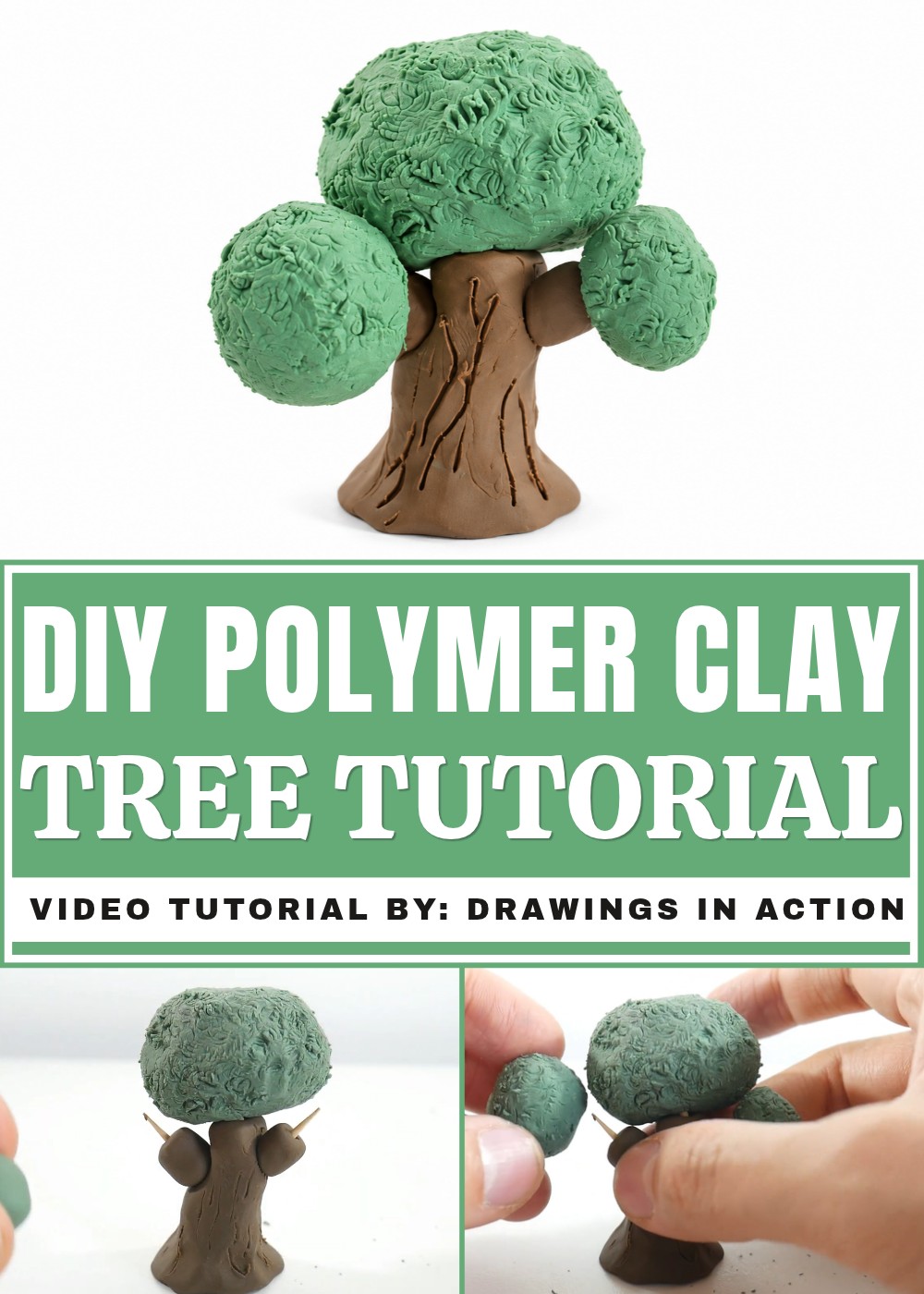 DIY Polymer Clay Tree Tutorial