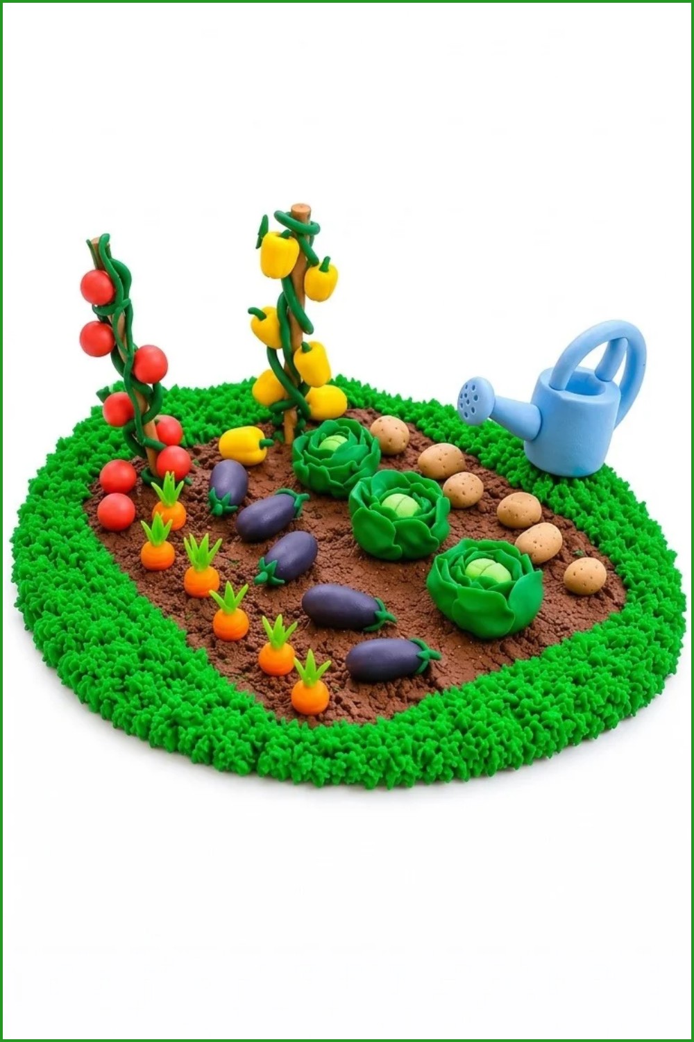 DIY Polymer Clay Vegetable Garden Tutorial 7