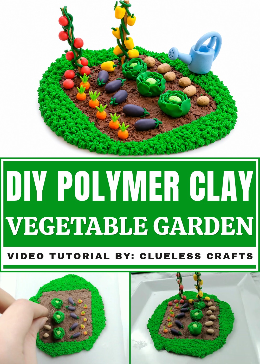 DIY Polymer Clay Vegetable Garden Tutorial