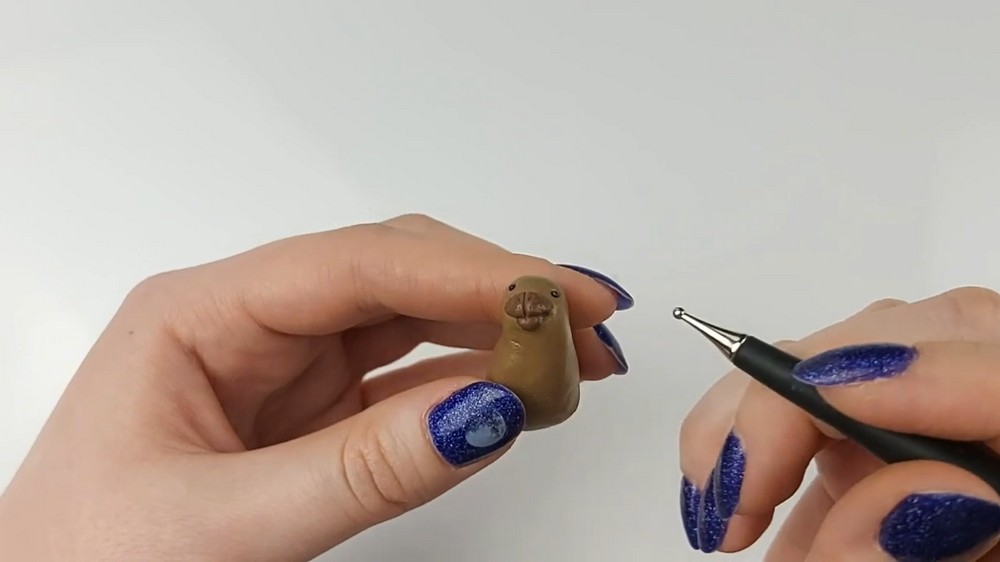 DIY Polymer Clay Walrus Tutorial 4
