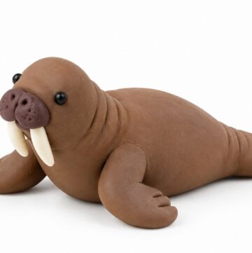 DIY Polymer Clay Walrus Tutorial 6