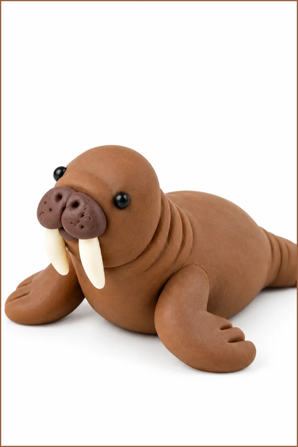 DIY Polymer Clay Walrus Tutorial 7