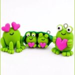 DIY Polymer Clay frog and pea-pod Tutorial 7