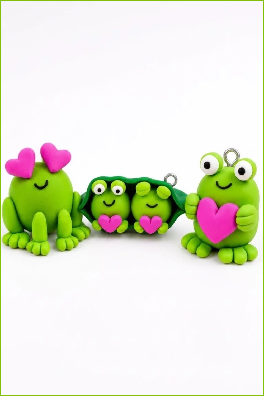 DIY Polymer Clay frog and pea-pod Tutorial 7