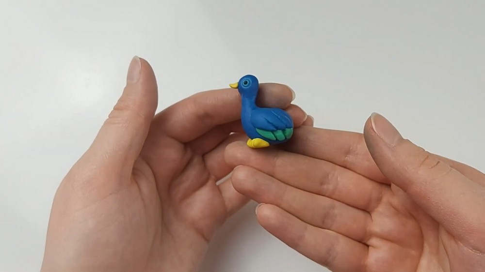 DIY Polymer Clay Peacock Tutorial 4