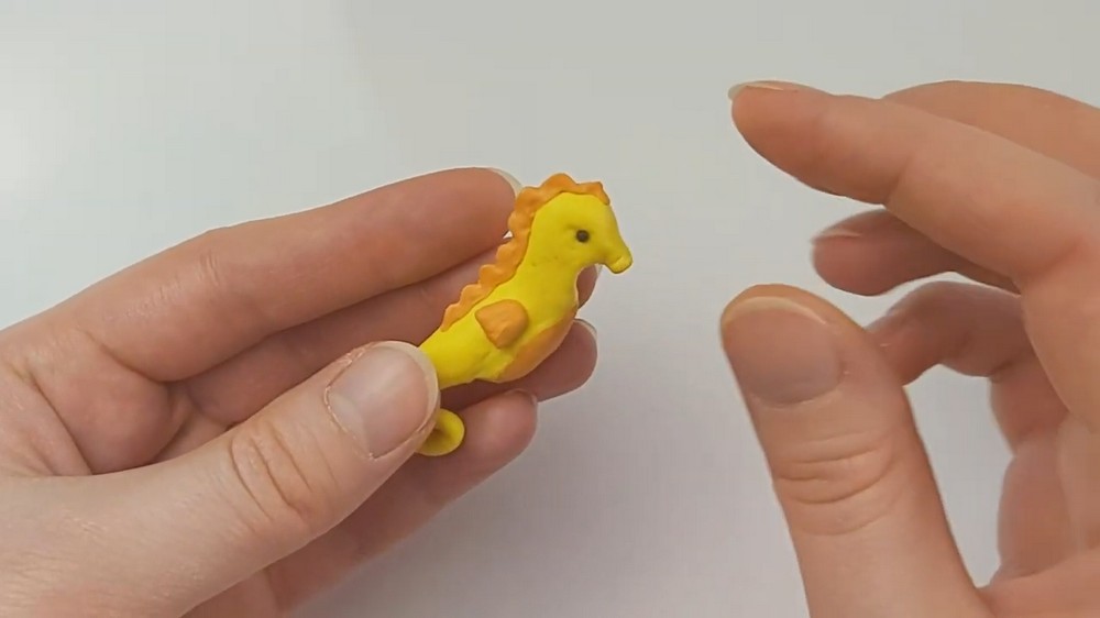 DIY Polymer Clay Mini Seahorse Tutorial 5