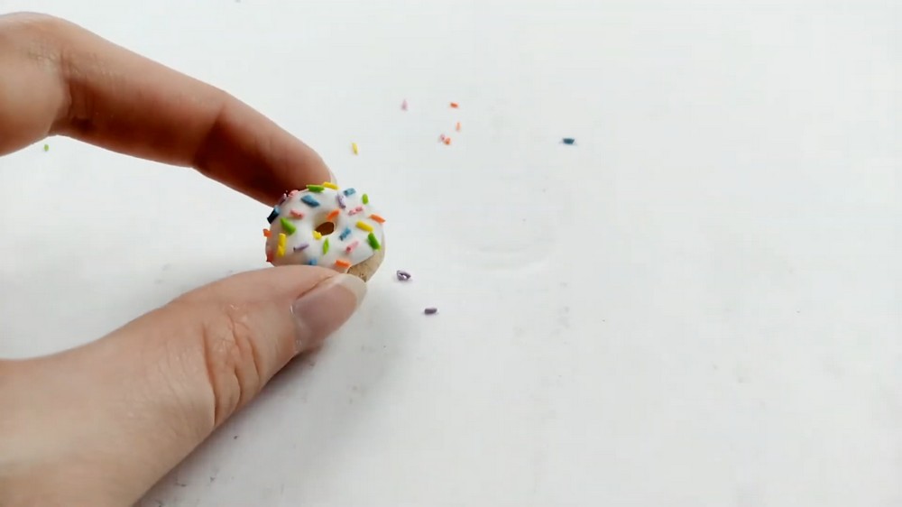 DIY Polymer Clay Mini Donut Tutorial 4