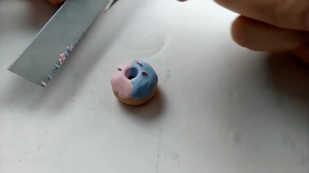 DIY Polymer Clay Mini Donut Tutorial 5