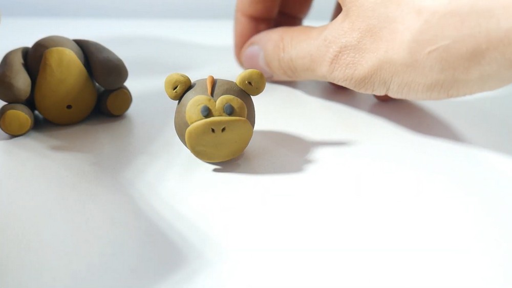 DIY Polymer Clay Monkey Tutorial 5