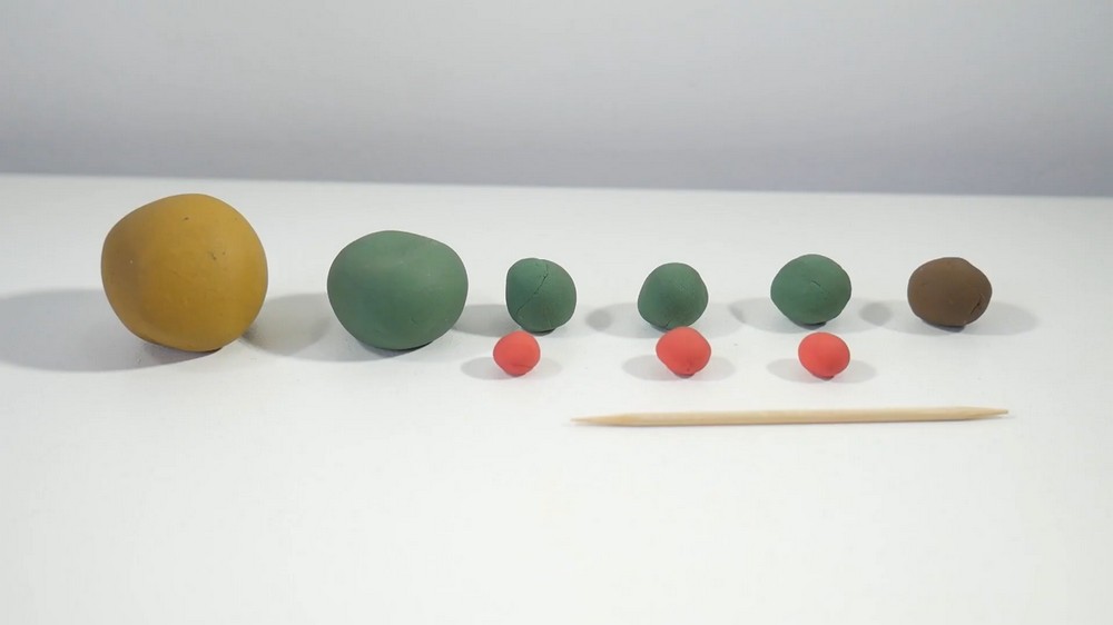 DIY Polymer Clay Cactus Tutorial 1