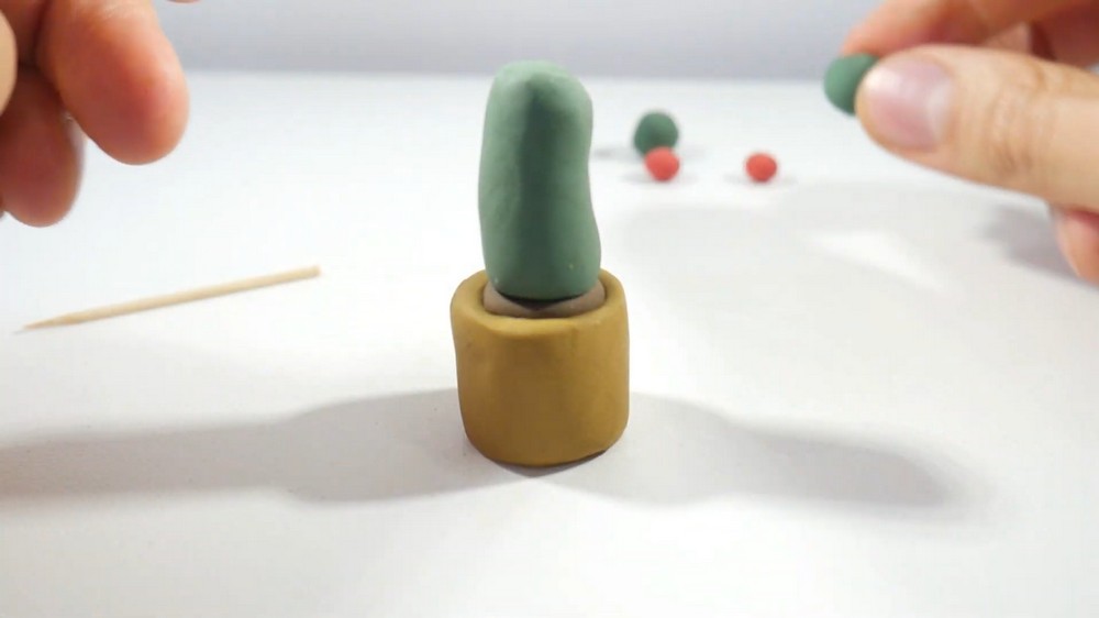 DIY Polymer Clay Cactus Tutorial 3