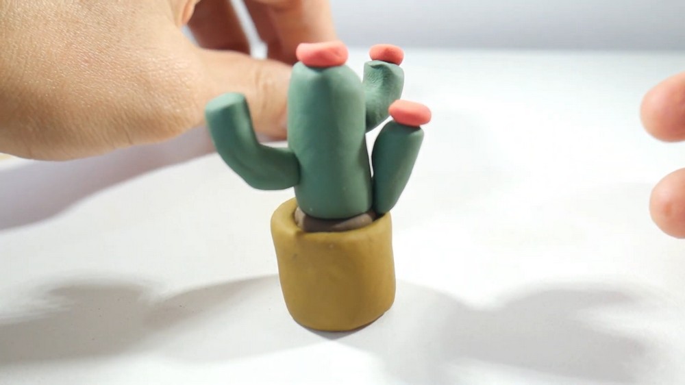 DIY Polymer Clay Cactus Tutorial 5