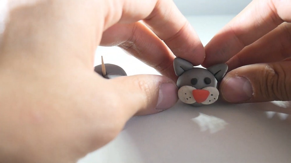 DIY Polymer Clay Cat Tutorial 5