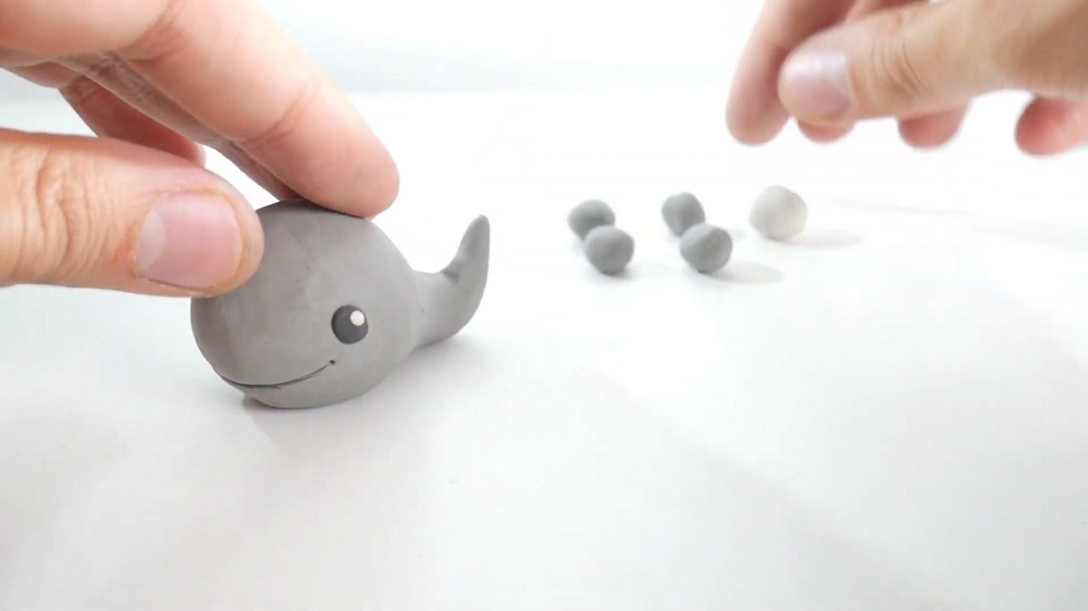 DIY Polymer Clay Whale Tutorial 4