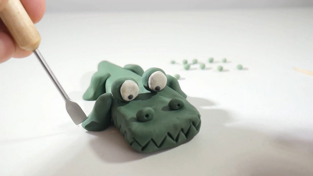 DIY Polymer Clay Crocodile Tutorial 5