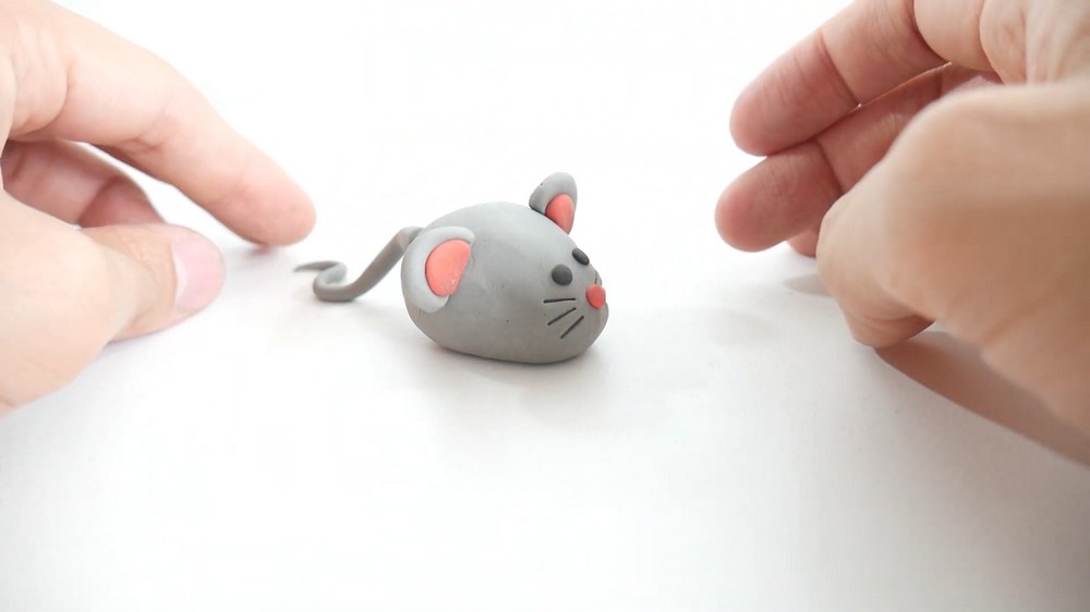 DIY Polymer Clay Mouse Tutorial 5