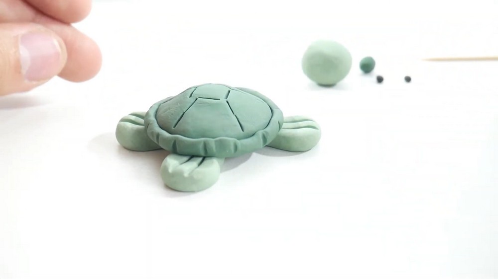DIY Polymer Clay Turtle Tutorial 5
