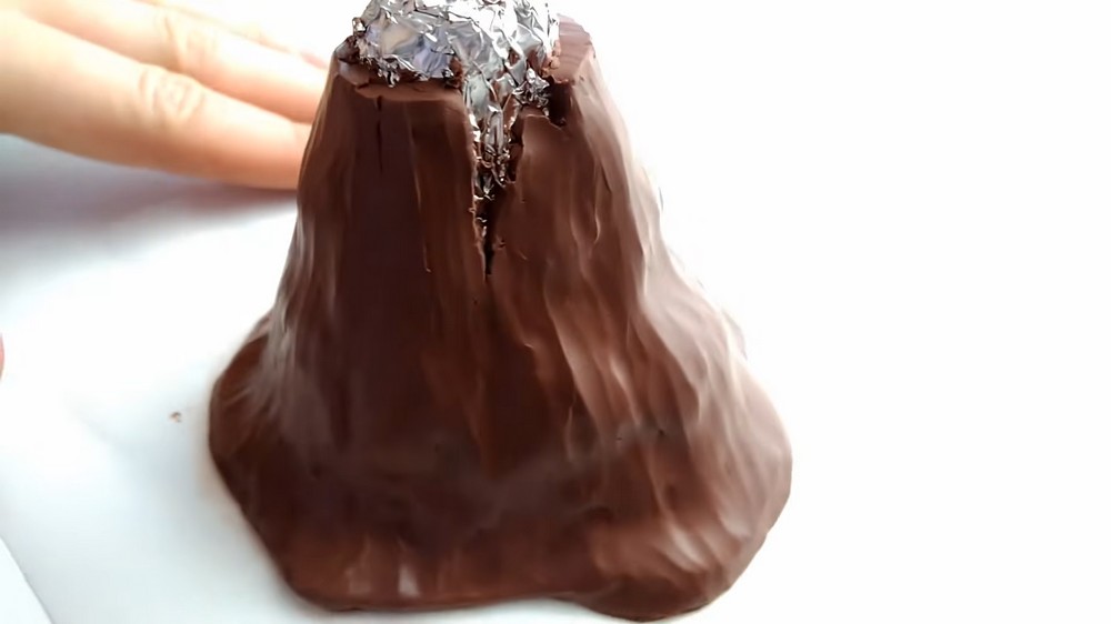 DIY Polymer Clay Glowing Volcano Tutorial 2