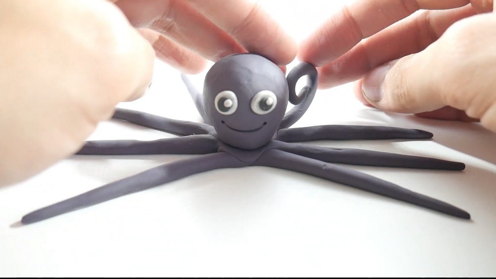 DIY Polymer Clay Octopus Tutorial 5