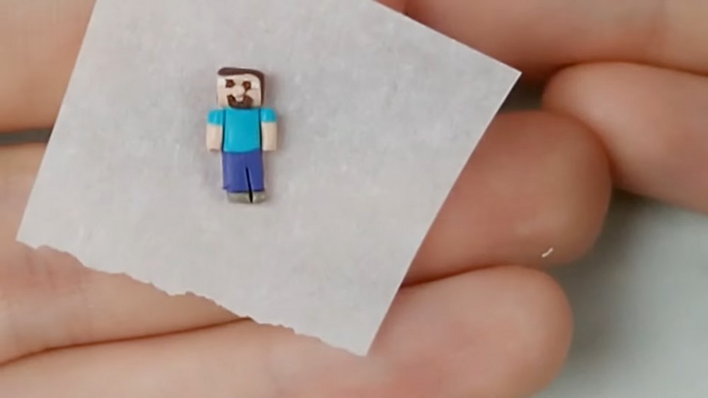DIY Polymer Clay Minecraft Jungle Biome Pattern 5