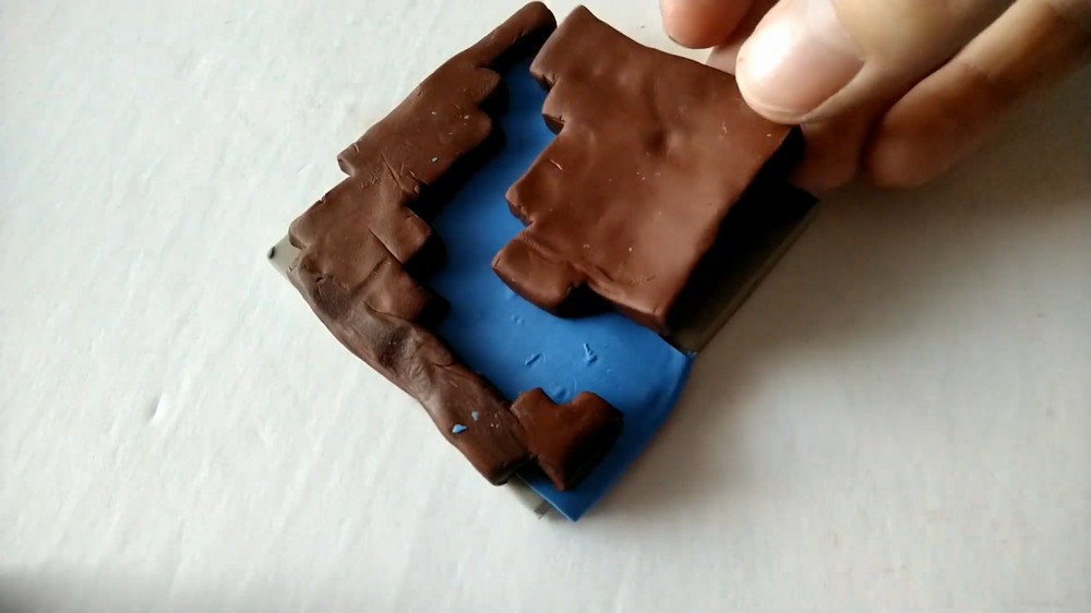 DIY Polymer Clay Minecraft Scenery Tutorial 1
