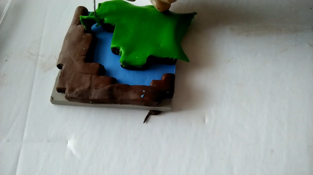 DIY Polymer Clay Minecraft Scenery Tutorial 4