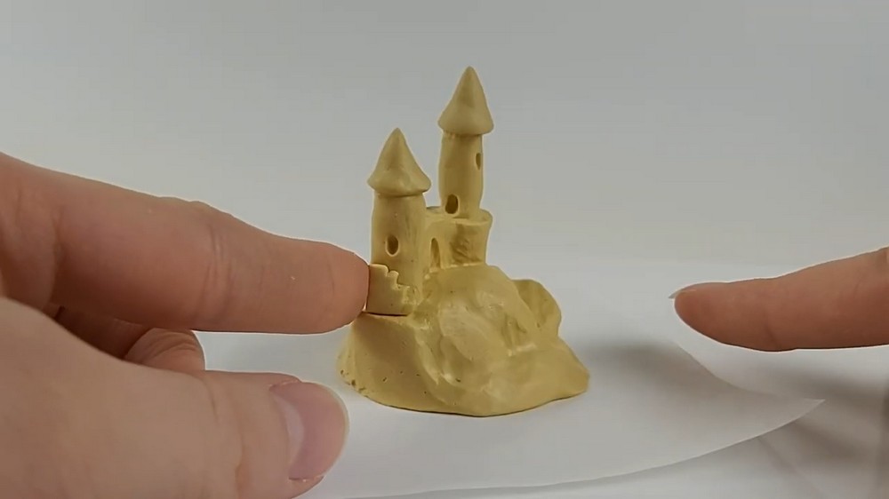 DIY Polymer Clay Mini Sand Castle Pattern 4