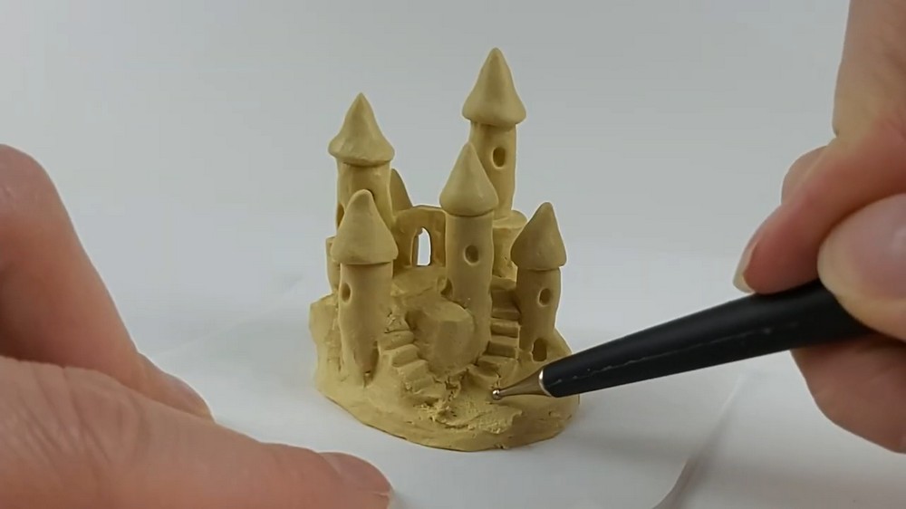 DIY Polymer Clay Mini Sand Castle Pattern 5