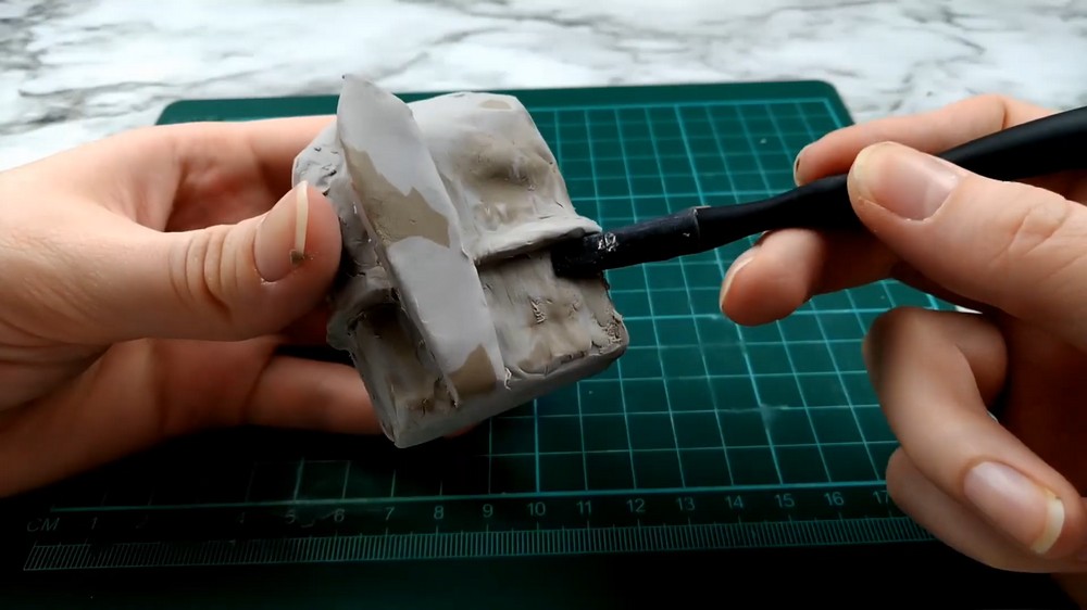 DIY Polymer Clay Haunted House Tutorial 2