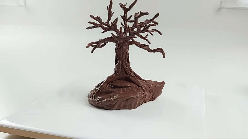 DIY Polymer Clay Mini Haunted Tree Tutorial 3