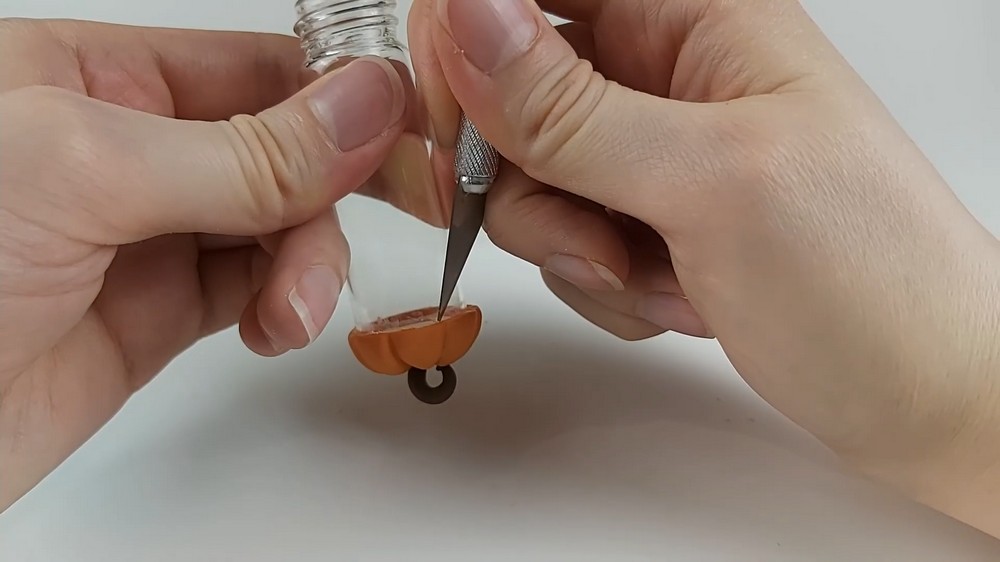 DIY Polymer Clay Pumpkin Trinket Box Tutorial 4