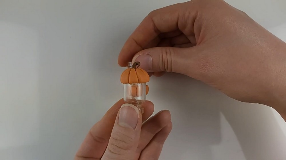 DIY Polymer Clay Pumpkin Trinket Box Tutorial 3
