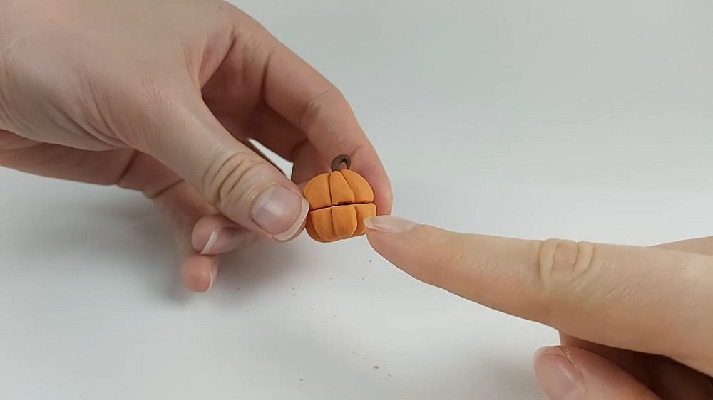 DIY Polymer Clay Pumpkin Trinket Box Tutorial 5