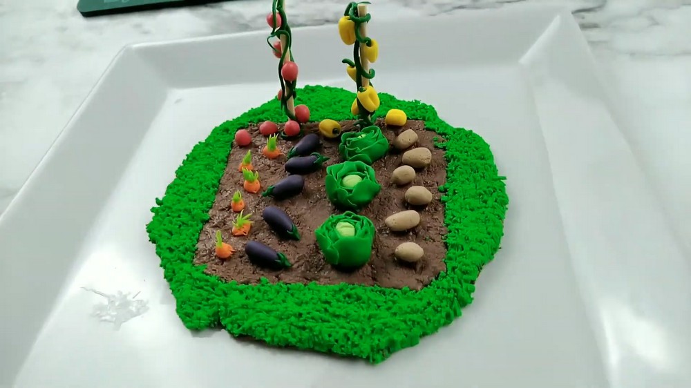 DIY Polymer Clay Vegetable Garden Tutorial 5