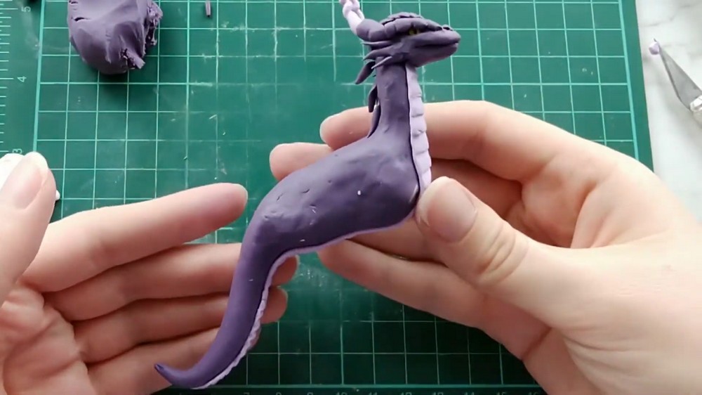 DIY Polymer Clay Dragon Tutorial 5