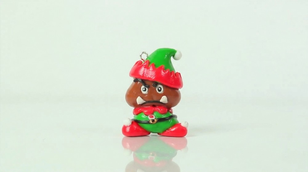 DIY Polymer Clay Santa Elf Goomba Tutorial 6