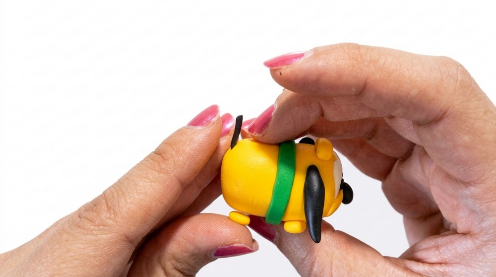 DIY Polymer Clay Pluto Tsum Tsum Pattern 5